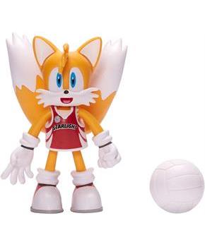 Sonic the Hedgehog 4 Inch Bendable Figure | Volleyball Tails