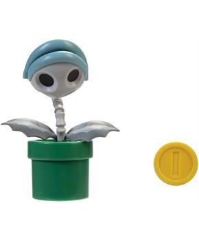 Super Mario World of Nintendo 4 Inch Figure | Bone Piranha Plant