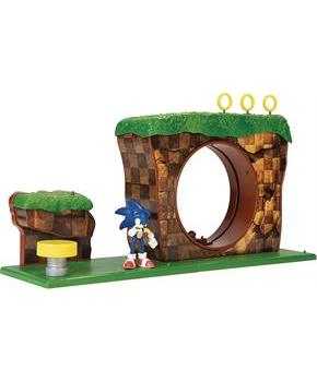 Sonic The Hedgehog Green Hill Zone 2.5 Inch Figure Playset