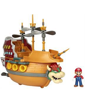 Super Mario World of Nintendo Bowsers Air Ship Deluxe Diorama Playset
