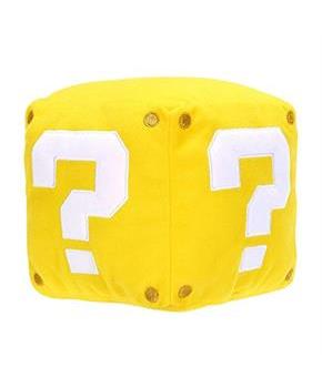 Super Mario Bros. 5" Plush Coin Box with Sound Effects