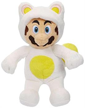 Mario Bros U Wave 7 White Tanooki Mario Plush
