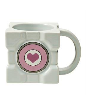 Portal 2 Companion Cube Ceramic Mug