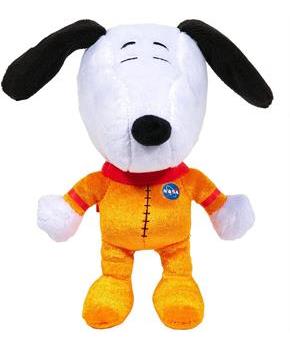 Snoopy in Space 7.5 Inch Plush | Snoopy in Orange NASA Suit