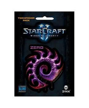 StarCraft II: Heart of the Swarm Multi-size Sticker 2-Pack: Zerg, Purple