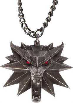 The Witcher 3 White Wolf Medallion LED Necklace