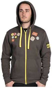 Overwatch Ultimate Roadhog Zip-Up Hoodie | Grey