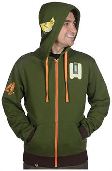 Overwatch Ultimate Bastion Zip-Up Hoodie | Green