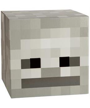 Minecraft 12" Skeleton Head Costume Mask