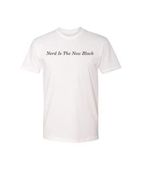 Black-ish Nerd Is The New Black Adult White T-Shirt