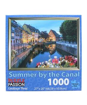 Summer Canal 1000 Piece Landscape Jigsaw Puzzle