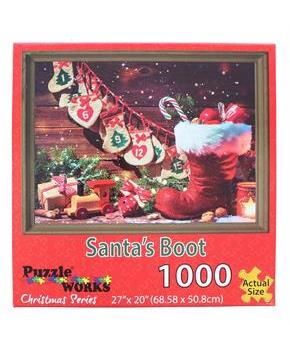 Santas Boot 1000 Piece Jigsaw Puzzle