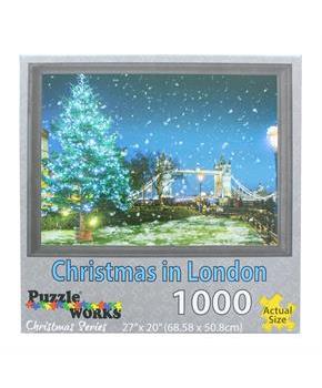 Christmas In London 1000 Piece Jigsaw Puzzle
