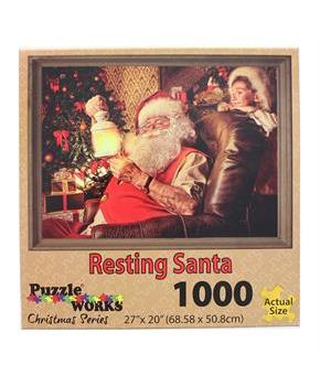 Resting Santa 1000 Piece Jigsaw Puzzle