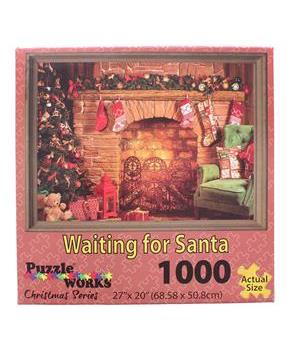 Waiting On Santa 1000 Piece Jigsaw Puzzle