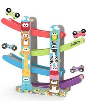 J'adore Wooden Animal Race Track Playset