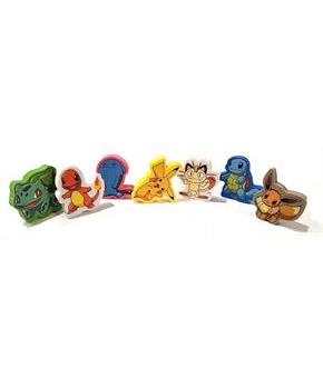 Pokemon Eraser 7-Pack
