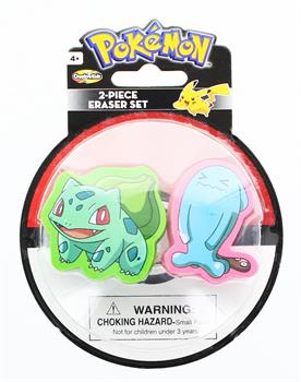 Pokemon Eraser 2-Pack: Bulbasaur and Wobbuffet