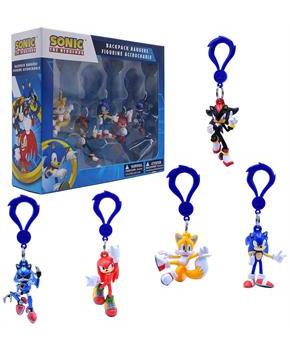 Sonic the Hedgehog 5-Piece Backpack Hanger Collectors Box