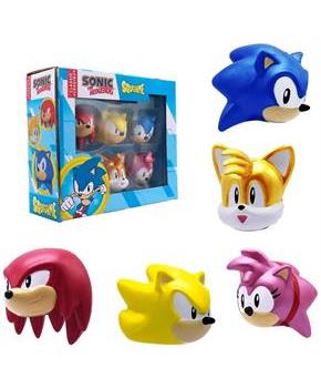 Sonic the Hedgehog 5 Piece SquishMe Collectors Box