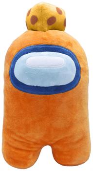 Among Us 7 Inch Plush | Orange Crewmate w/ Cheese Hat