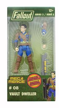 Fallout 4-Inch Mega Merge Action Figure Series 2 - Vault Dweller