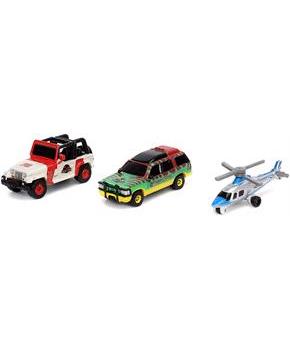 Jurassic Park Nano Hollywood Rides 3-Pack