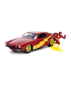 DC Comics 1:32 The Flash 1973 Chevy Camaro SS Diecast Car and Figure