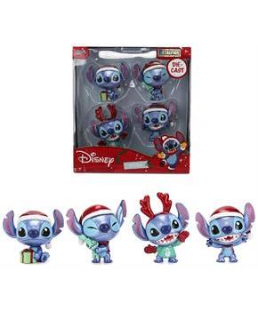 Disney Stitch Holiday 2.5 Inch MetalFigs 4-Pack