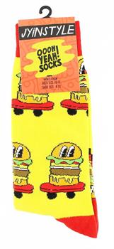 Oooh Yeah! Burgers on Wheels Men's Crew Socks