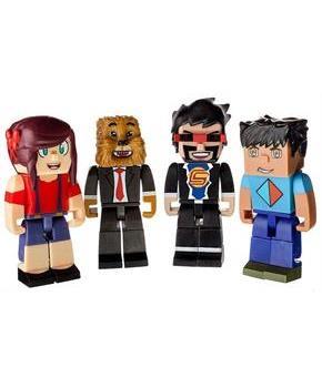 Tube Heroes Deluxe 3" Action Figure 4-Pack