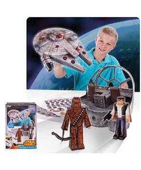 Star Wars Blueprints Papercraft: Millennium Falcon Adventure Pack