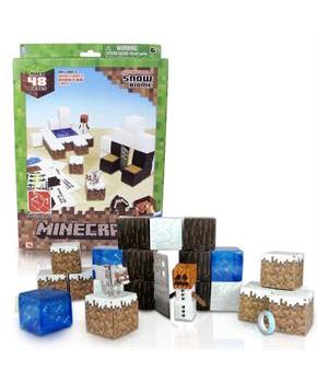 Minecraft Papercraft Overworld Snow Biome Build Set