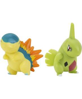 Pokemon 2 Inch Battle Figure 2 Pack | Cyndaquil & Larvitar