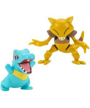 Pokemon 2 Inch Battle Figure 2 Pack | Totodile & Abra