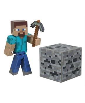 Minecraft 3" Series 1 Figure With Accessories: Steve
