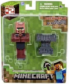 Minecraft Overworld Villager Blacksmith 3" Figure