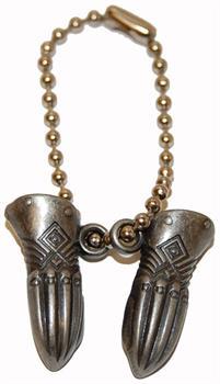 Legend Of Zelda Skyward Sword Metal Mogna Mitts Keychain/Clip On