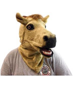 Over-The-Head Moving-Mouth Horse Costume Mask