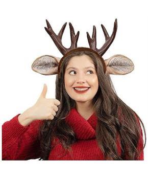 Deer Horn and Ear Adult Costume Headband