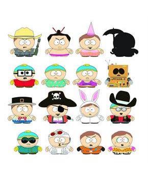 South Park: Many Faces of Cartman Kidrobot Blind Boxed Mini Figure