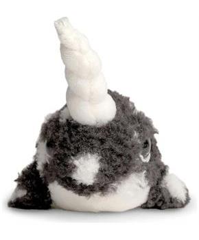 Cute & Cuddly Narwhal 6 Inch Plush | Black