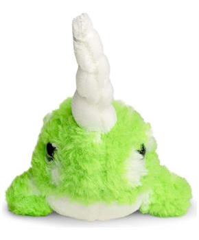 Cute & Cuddly Narwhal 6 Inch Plush | Green