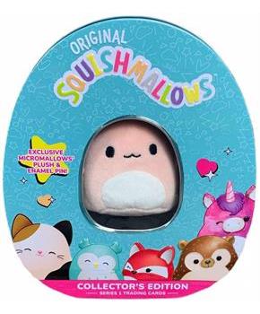 Squishmallow Trading Card Collector Tin Series 1 | Archie Axolotl