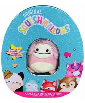 Squishmallow Trading Card Collector Tin Series 1 | Brina Bigfoot