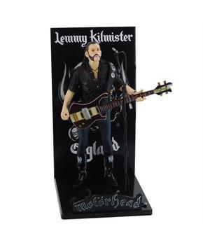 Motorhead Lemmy Kilmister Deluxe Figure Rickenbacker Guitar Dark Wood