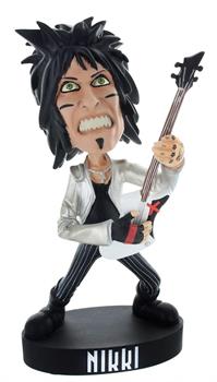 Motley Crue 8.5" Resin Bobblehead Statue: Nikki Sixx
