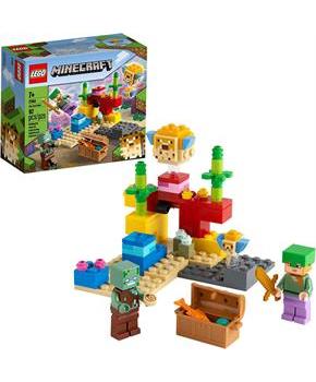 LEGO Minecraft 21164 The Coral Reef 96 Piece Building Kit