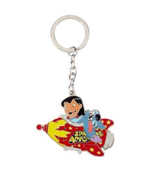 Disney Lilo & Stitch Space Adventure Enamel Pendant Keychain