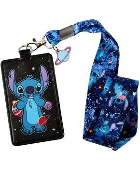 Disney Lilo & Stitch Space Adventure Lanyard with Charm & Card Holder